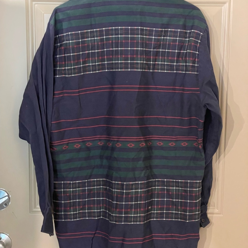 Roper Rode Blue Button Up Shirt - Picture 6 of 7